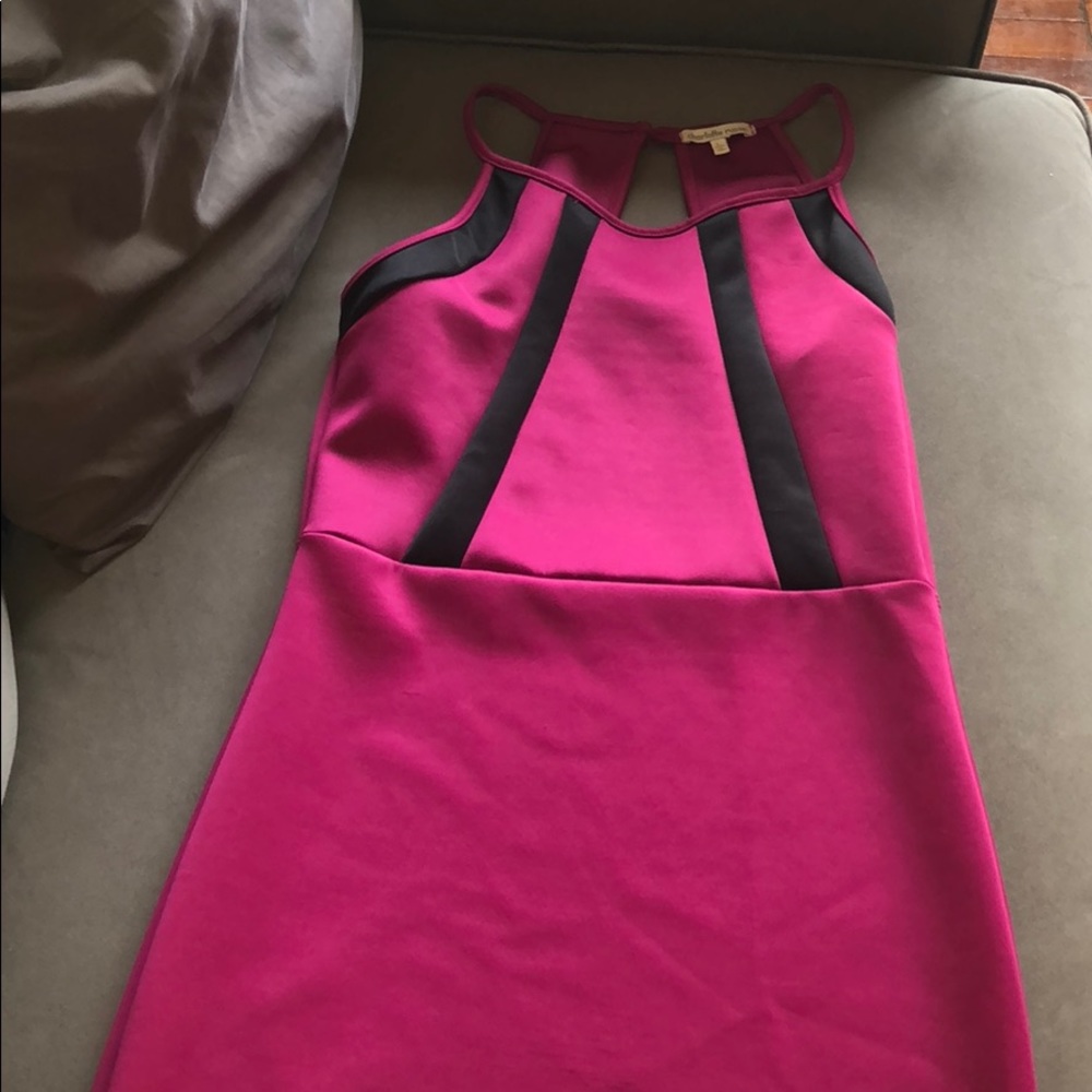 Plum mini dress
